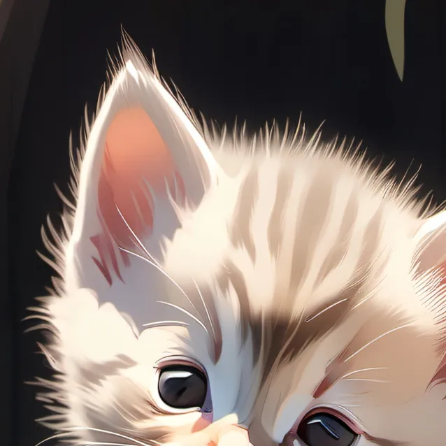 chat with ai character: Newbornbaby kitten