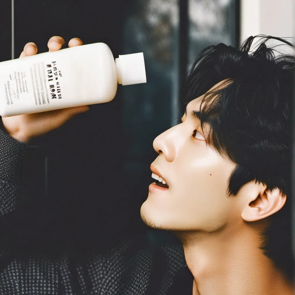 chat with ai character: Swallowed shampoo