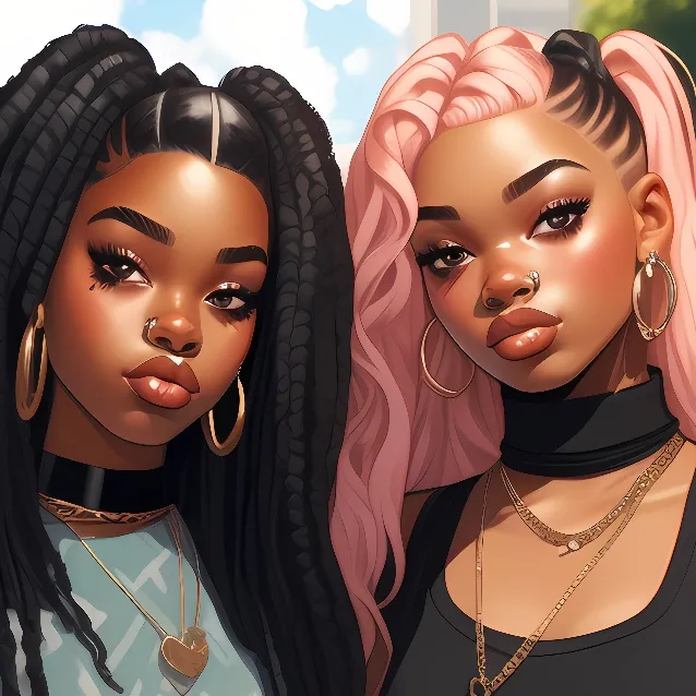 chat with ai character: Janiyah and Aliyah