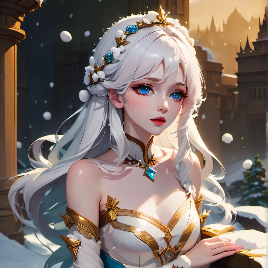 chat with ai character: Snow princess