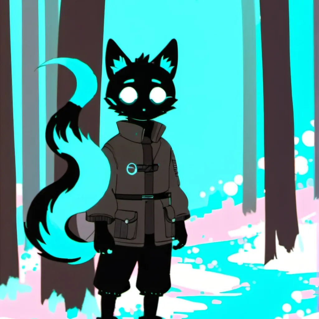 chat with ai character: Nyx (my fursona) 