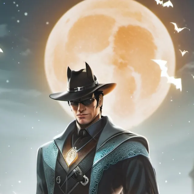 chat with ai character: Cowboy Batman