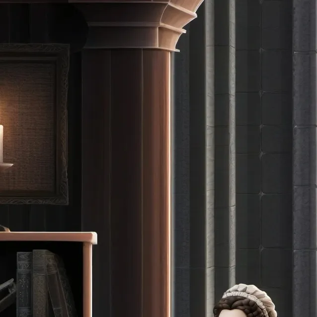 chat with ai character: library of maids