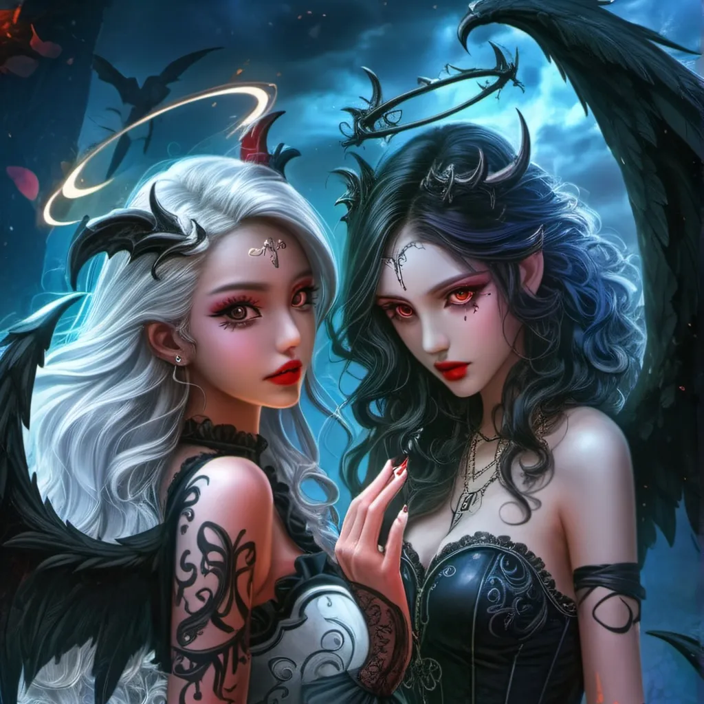 chat with ai character: Luna and Lora