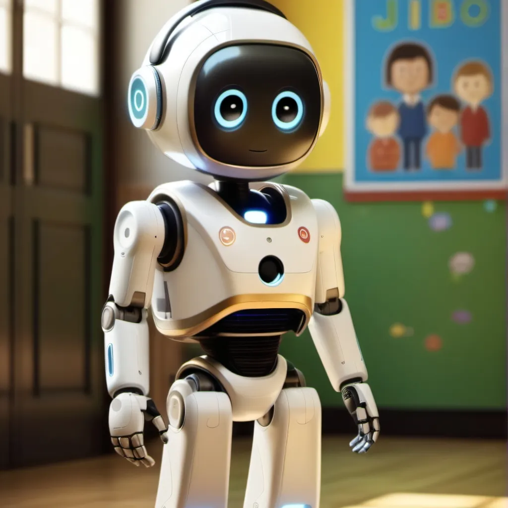 chat with ai character: Jibo School