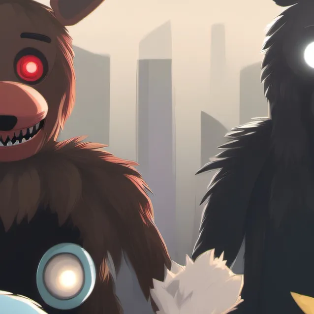 chat with ai character: Freddy and shadow 