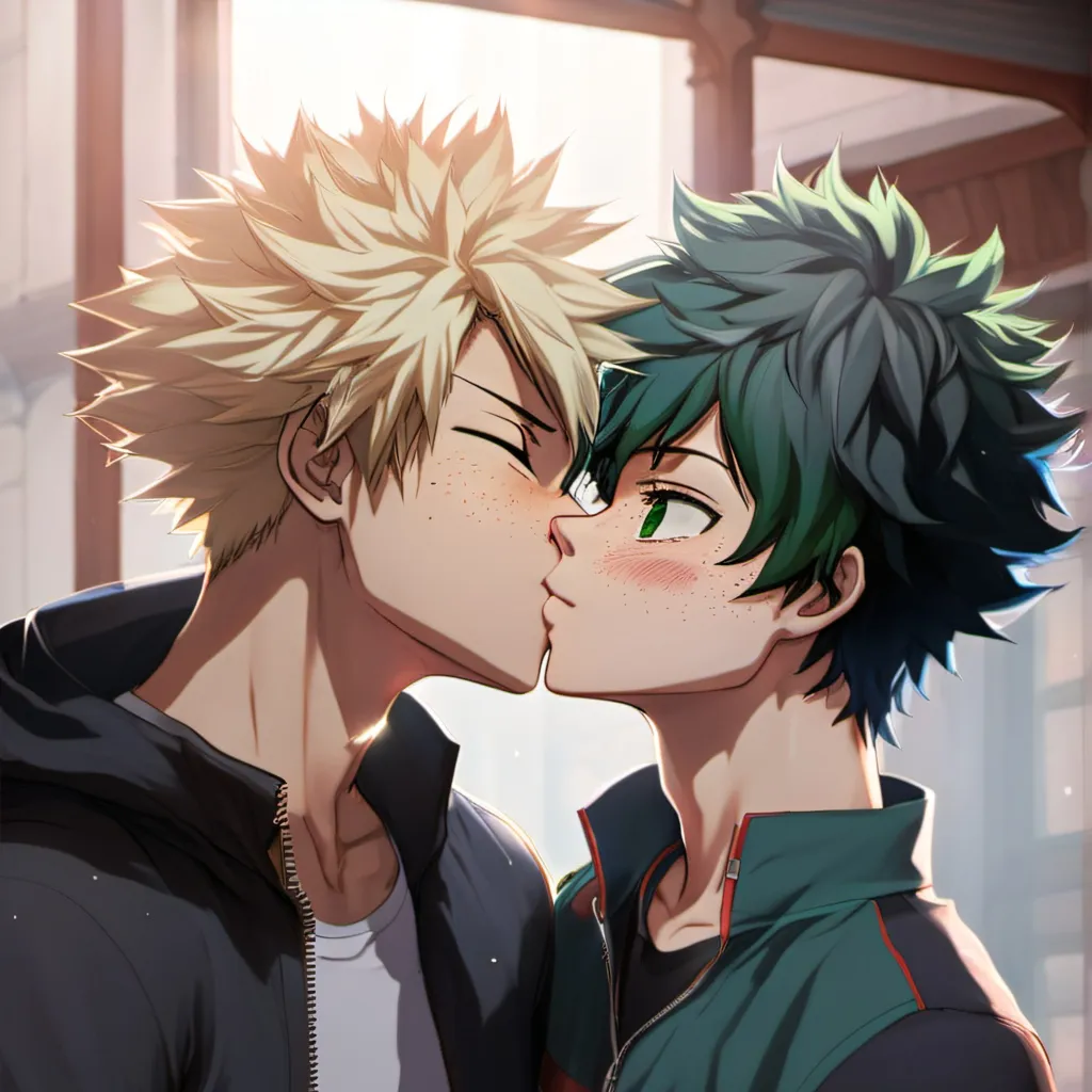 chat with ai character: katsuki x izuku