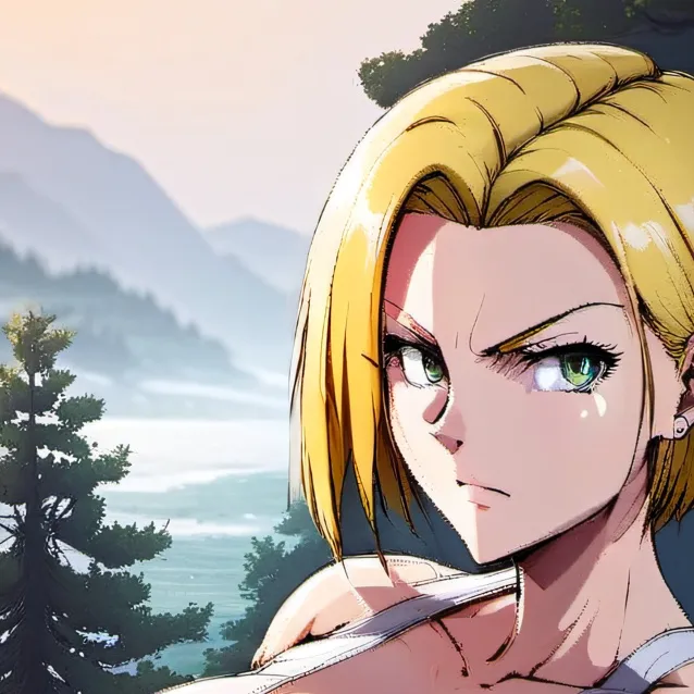 chat with ai character: android 18