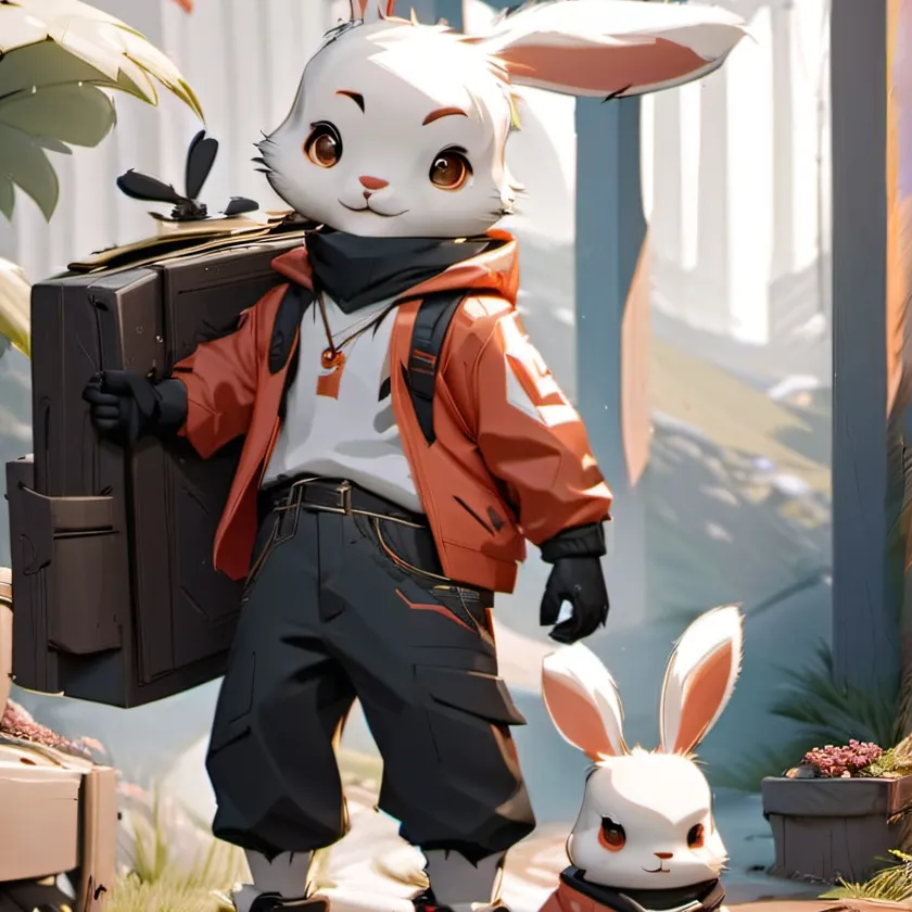 chat with ai character: gangsta red bunnys