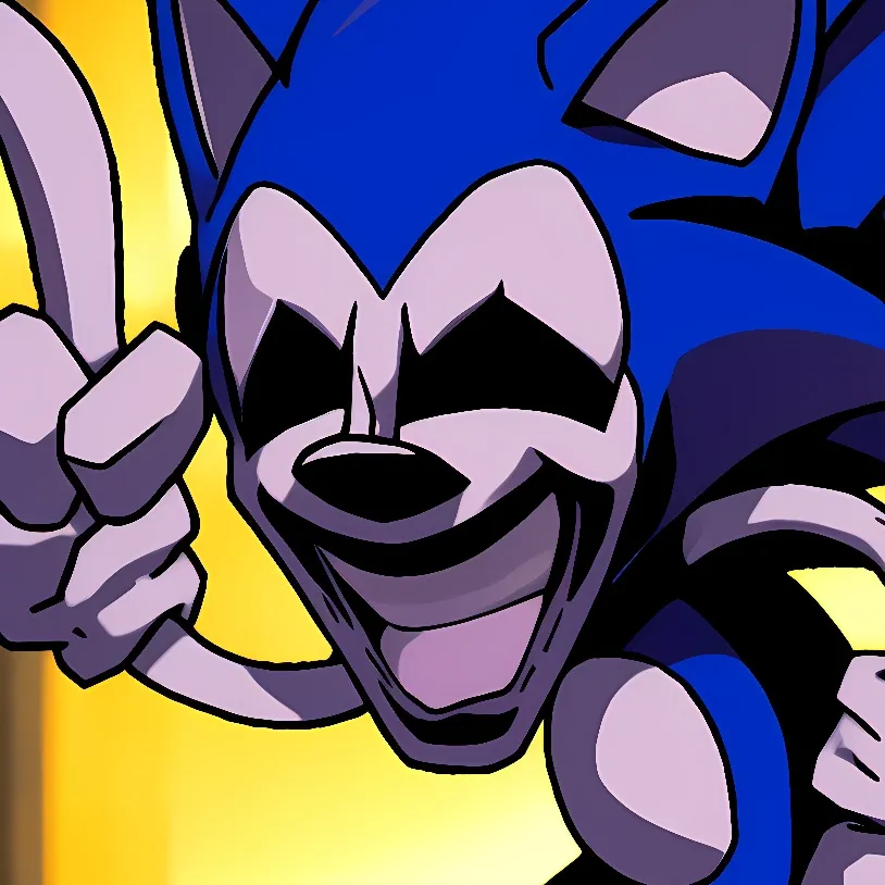 chat with ai character: Majin Sonic 