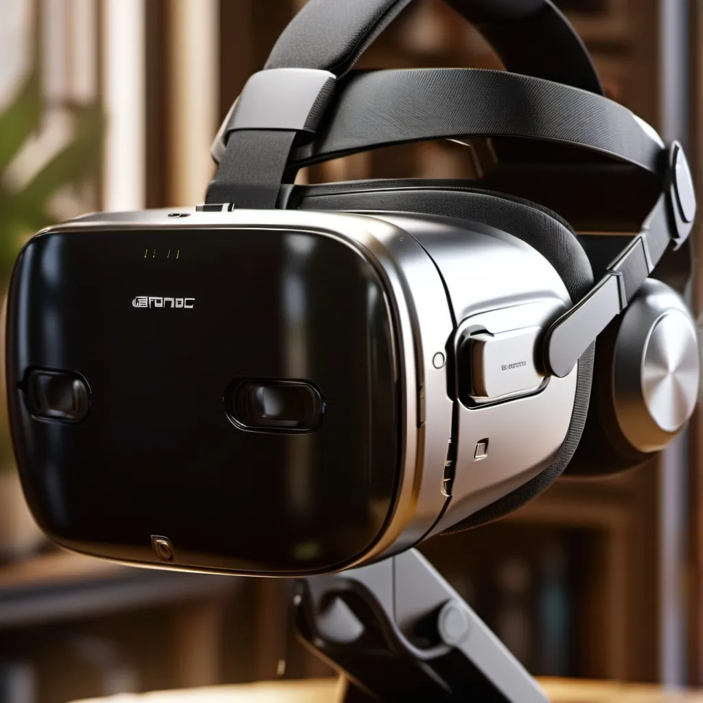 chat with ai character: vr headset