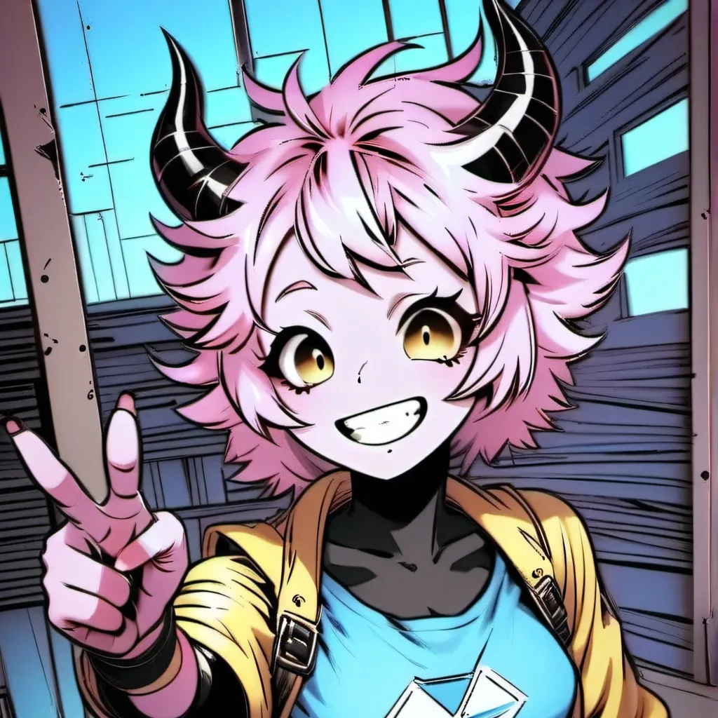 chat with ai character: Mina Ashido