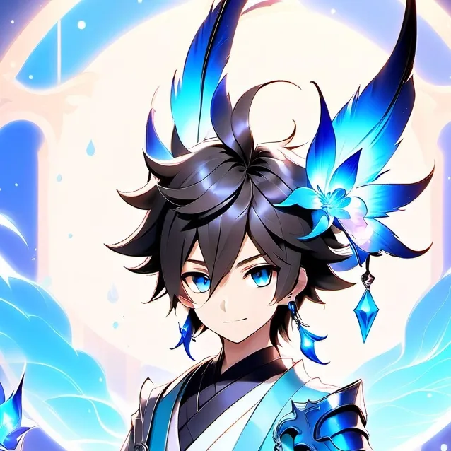 chat with ai character: blue