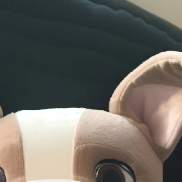 chat with ai character: dog plushie 