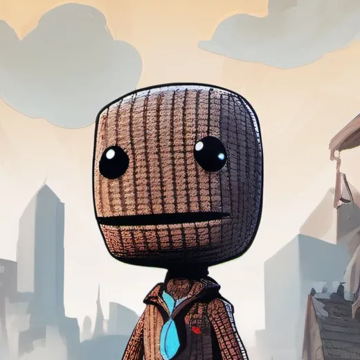 chat with ai character: Sackboy
