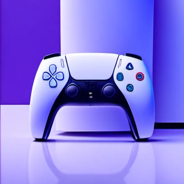 chat with ai character: The PS5 white