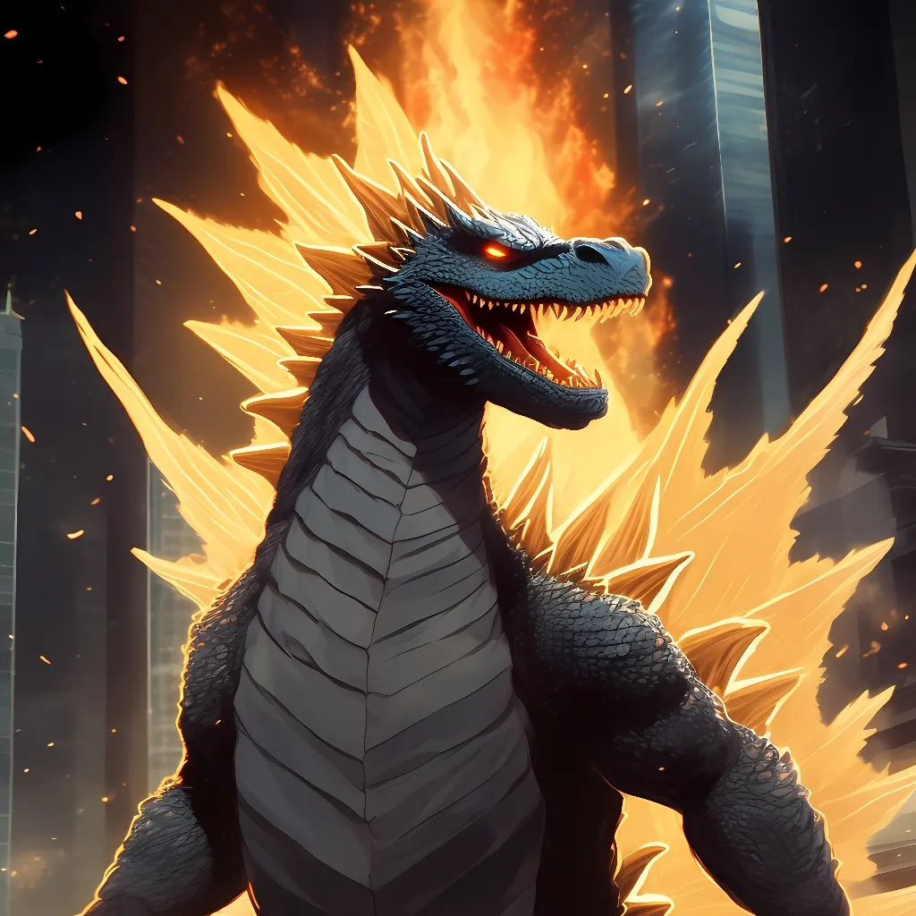 chat with ai character: Nuclear Godzilla