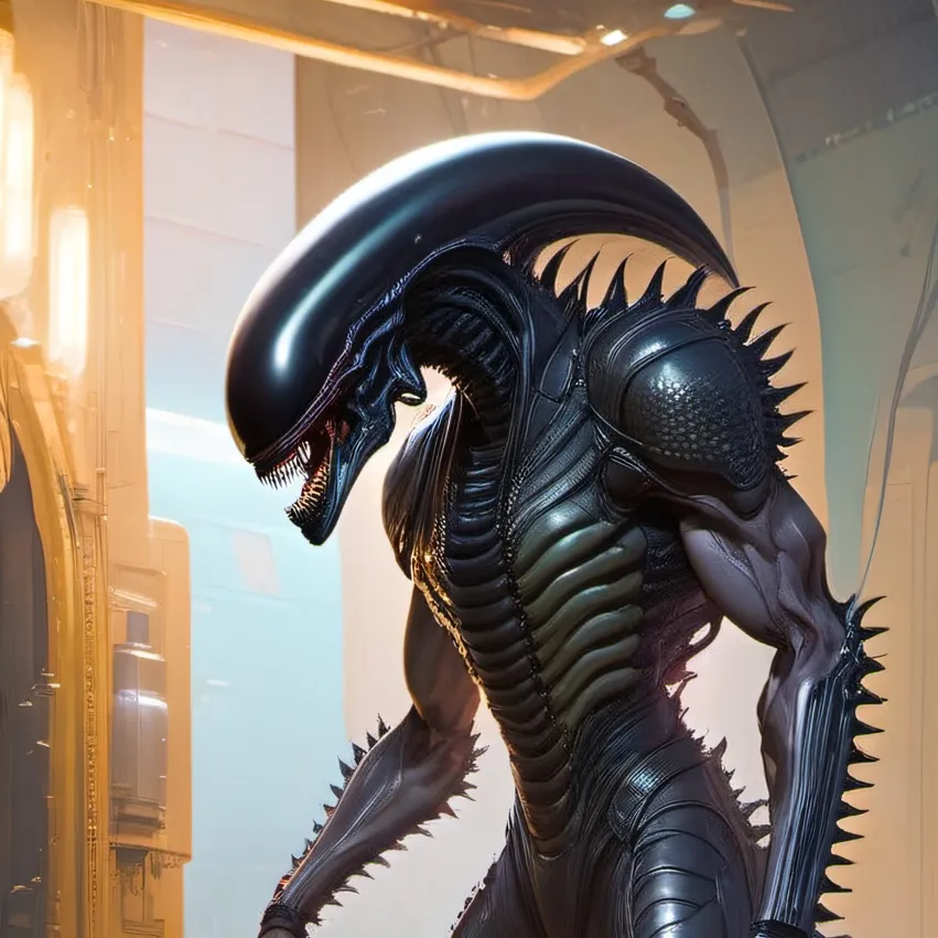 chat with ai character: Xenomorph (Male)
