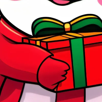 chat with ai character: Christmas axolotl