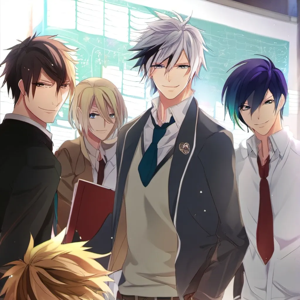 chat with ai character: Anime School story