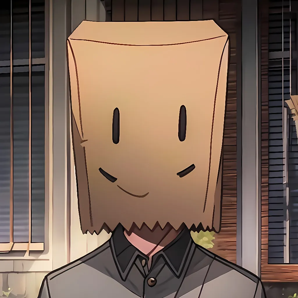 chat with ai character: Paperbag~Head~Kun