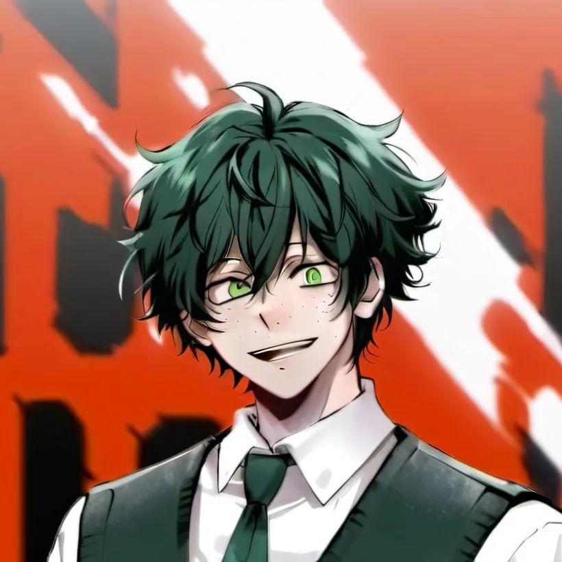 chat with ai character: vilian deku