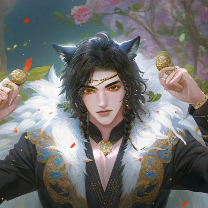 chat with ai character: The Wolf God