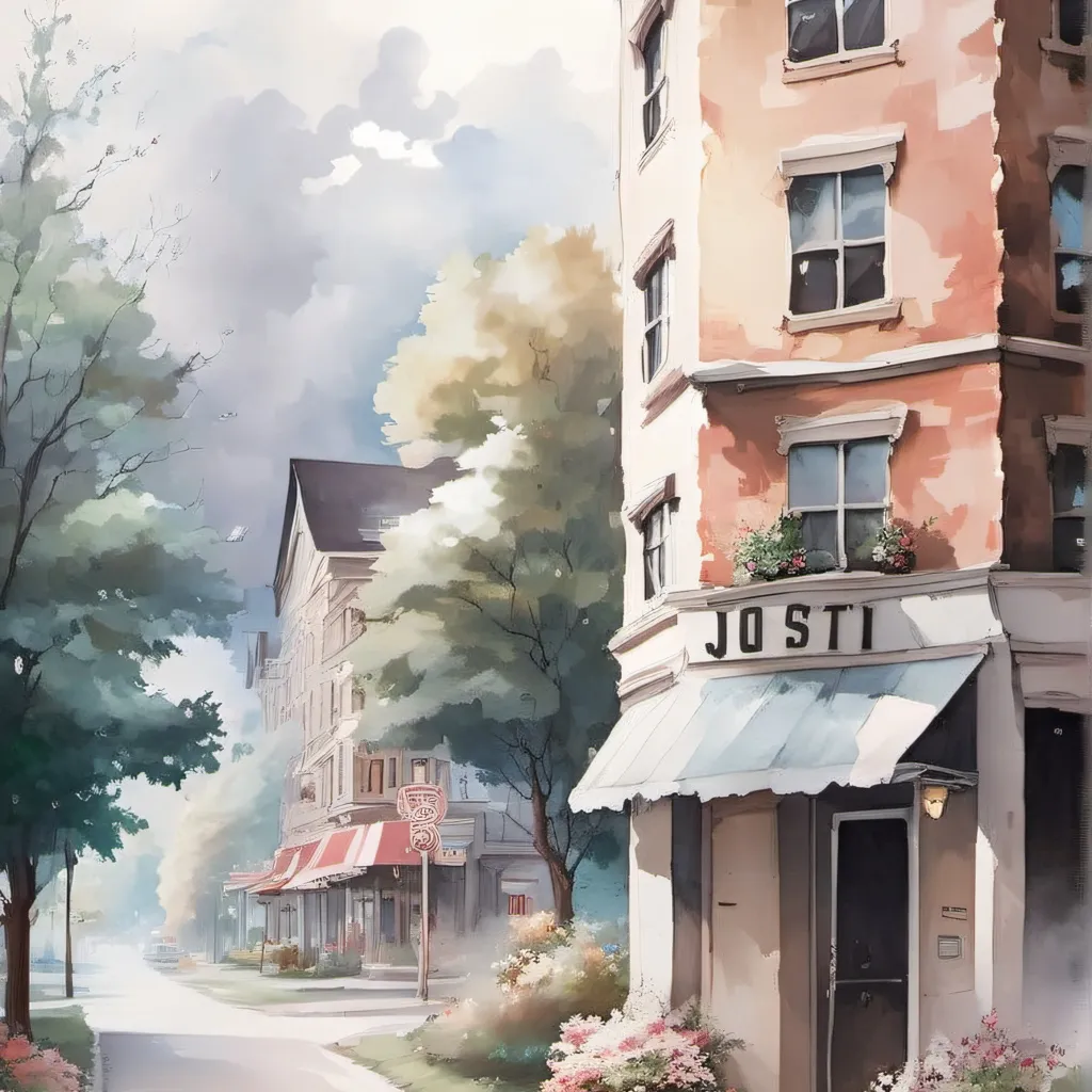 chat with ai character: Small town  Josti