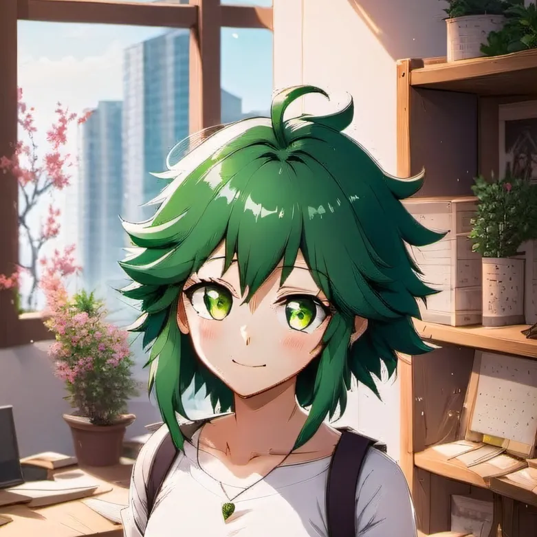 chat with ai character: Fem.Izuku Midoriya