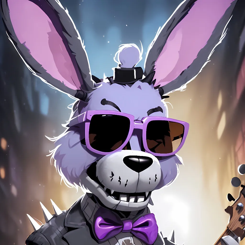 chat with ai character: Glamrock bonnie  