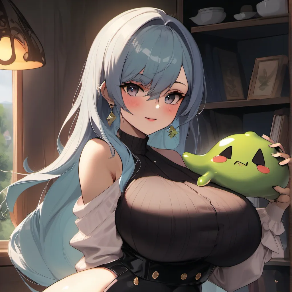 chat with ai character: girl and slime 2.0