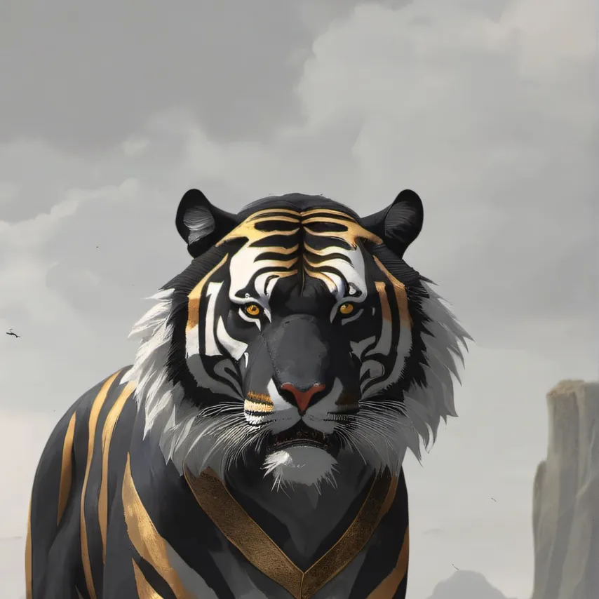 chat with ai character: The gold tiger