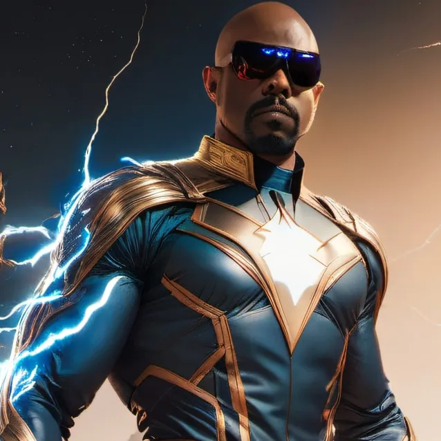 chat with ai character: Black lightning 