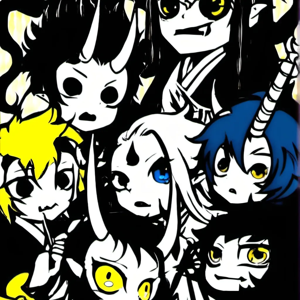 chat with ai character: 4 clones from kny