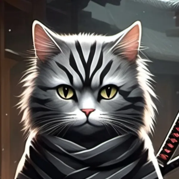 chat with ai character: Cat ninja