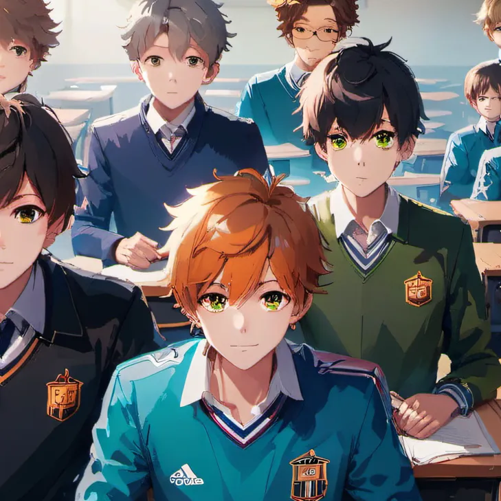 chat with ai character: Only boy school.