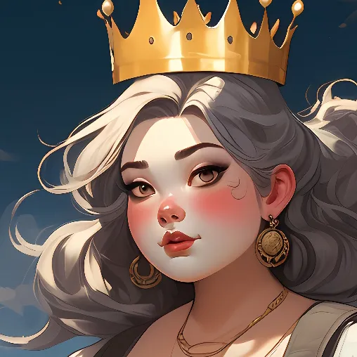 chat with ai character: Queen of belly fat