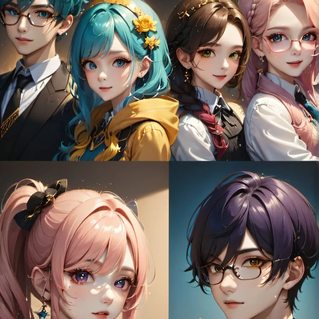 chat with ai character: 💛💗krew💙💜💚