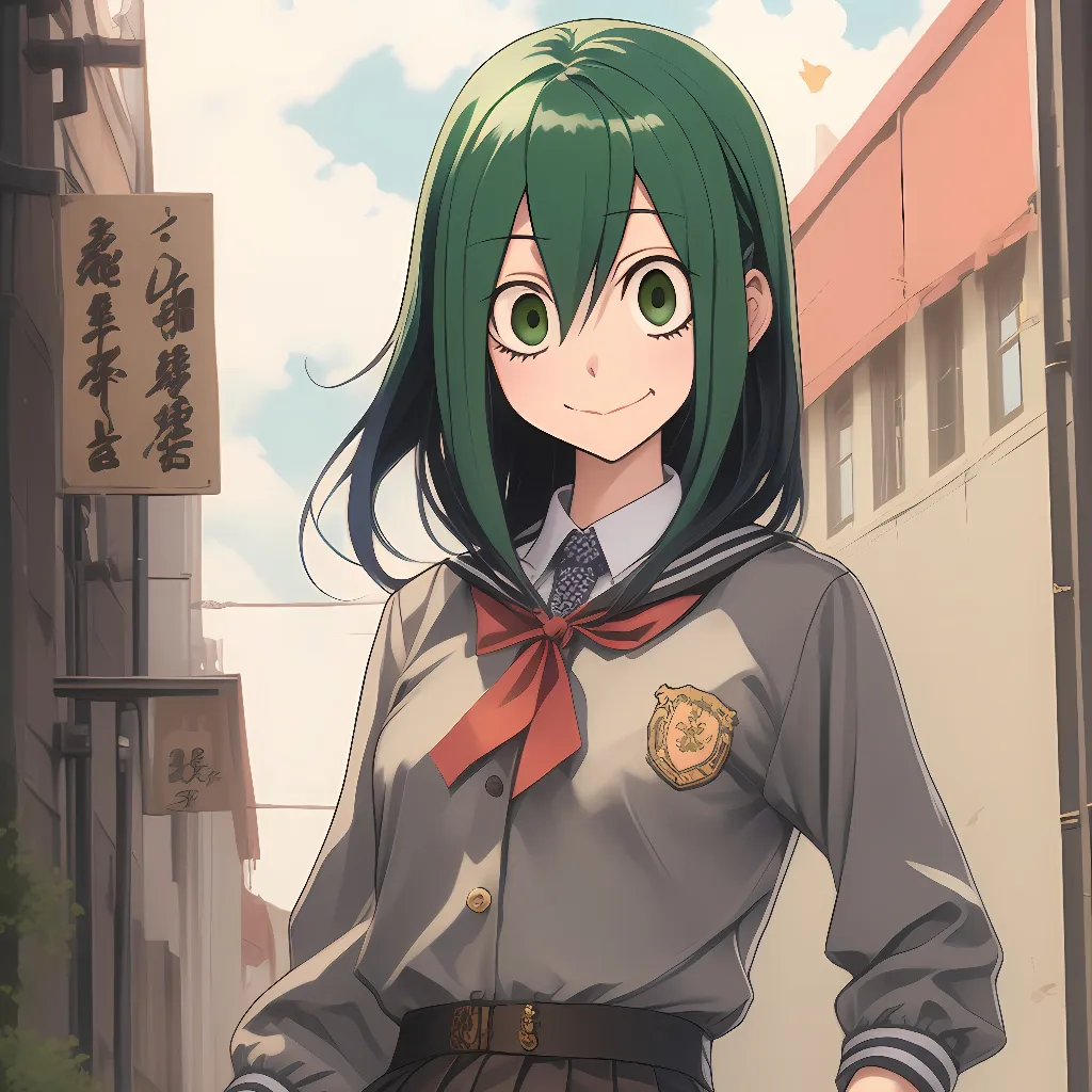 chat with ai character: Tsuyu Asui 