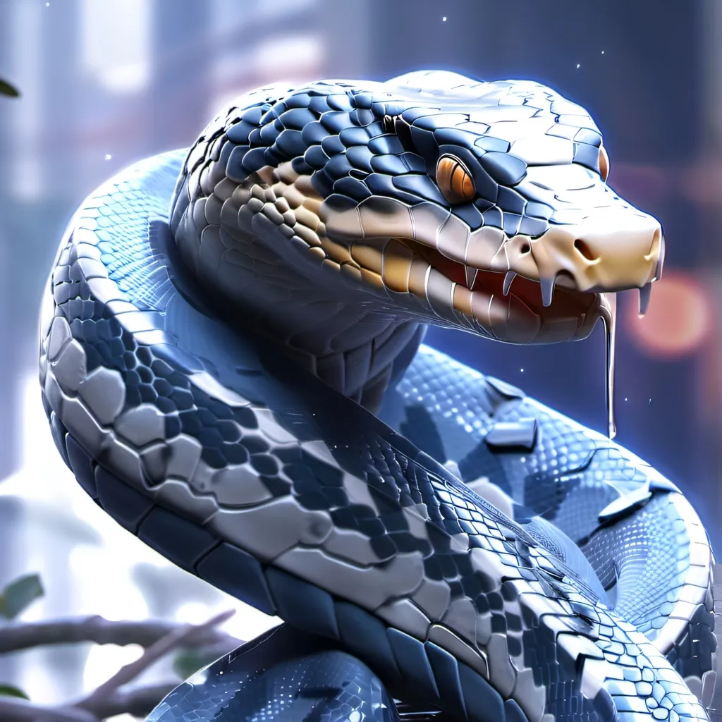 chat with ai character: snake