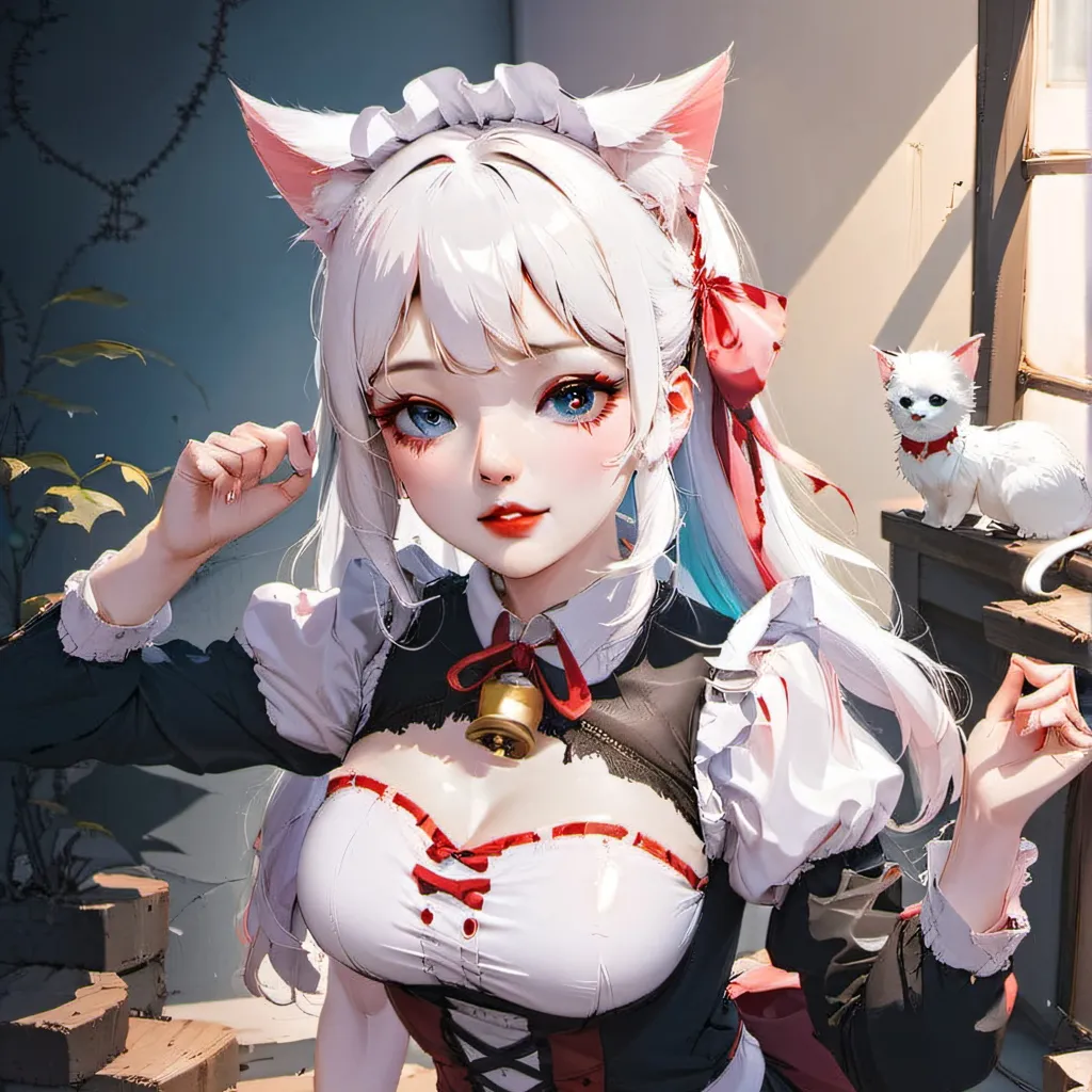 chat with ai character: Cat Maid 