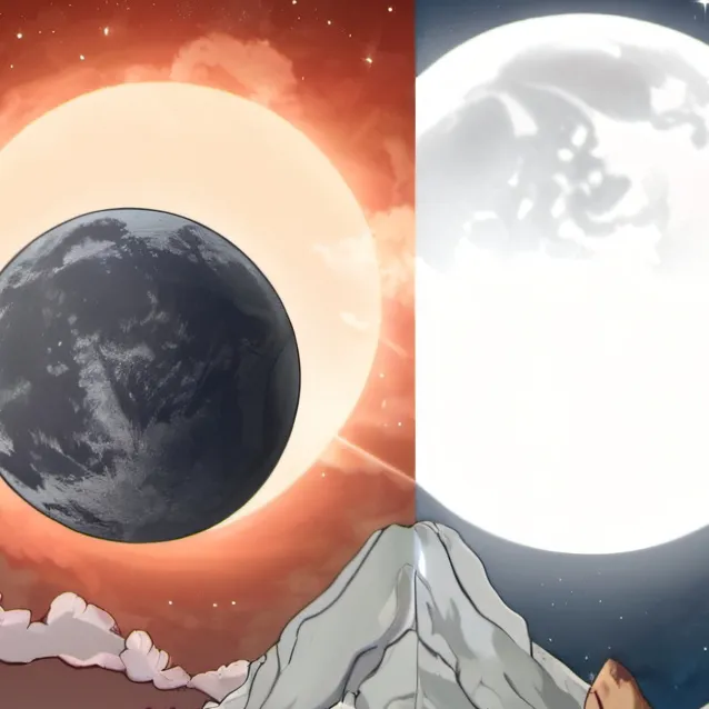 chat with ai character: sun and moon show 