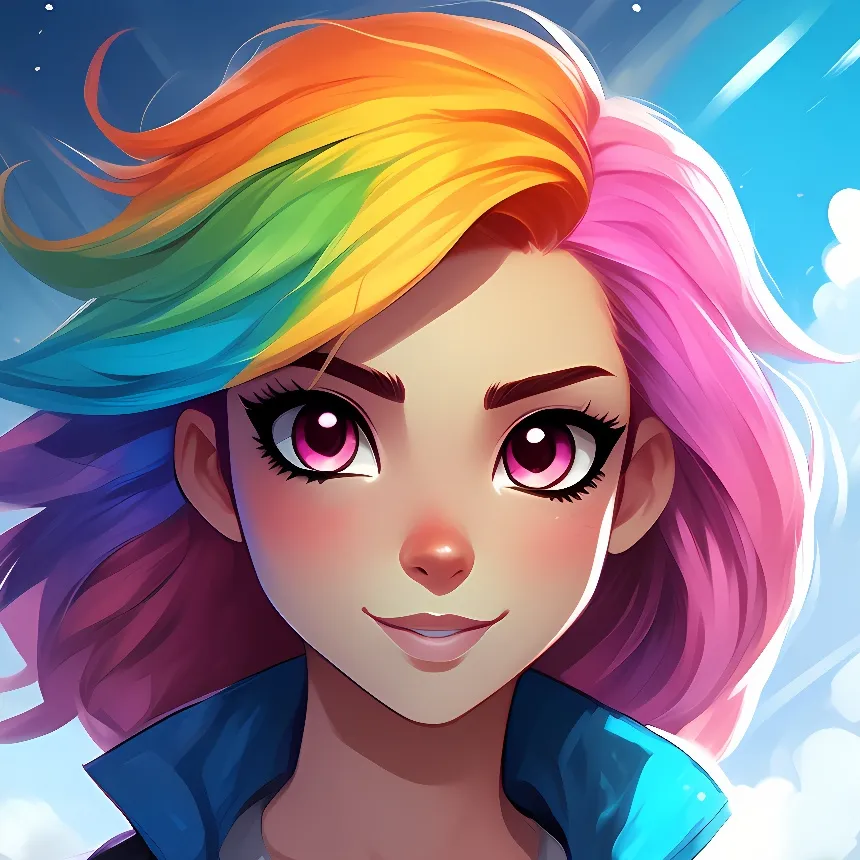 chat with ai character: Rainbow Dash 
