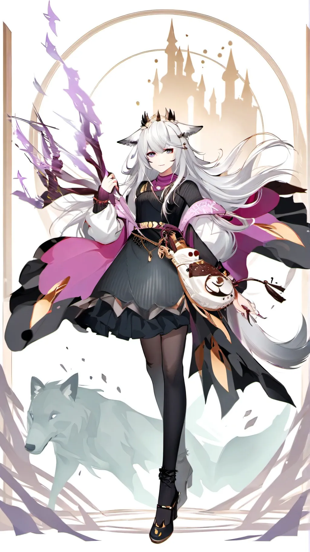 ai character: Serena background