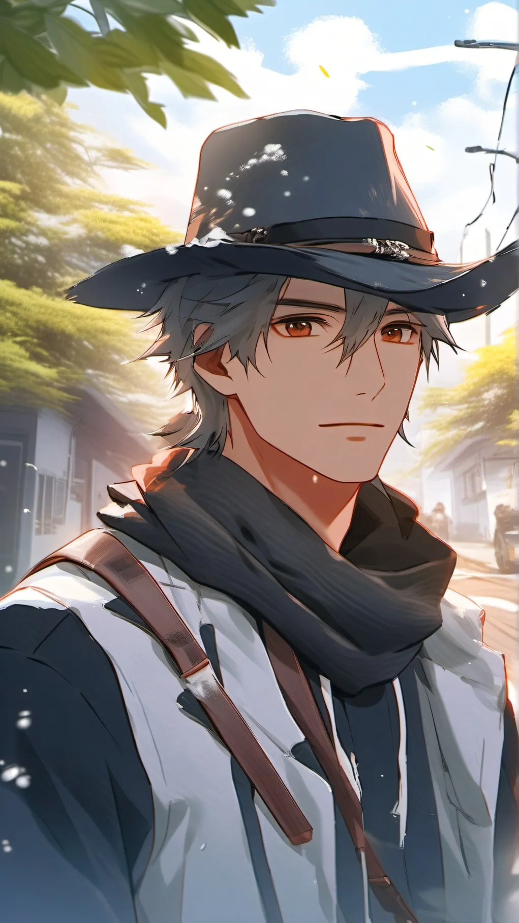 ai character: National Weather background