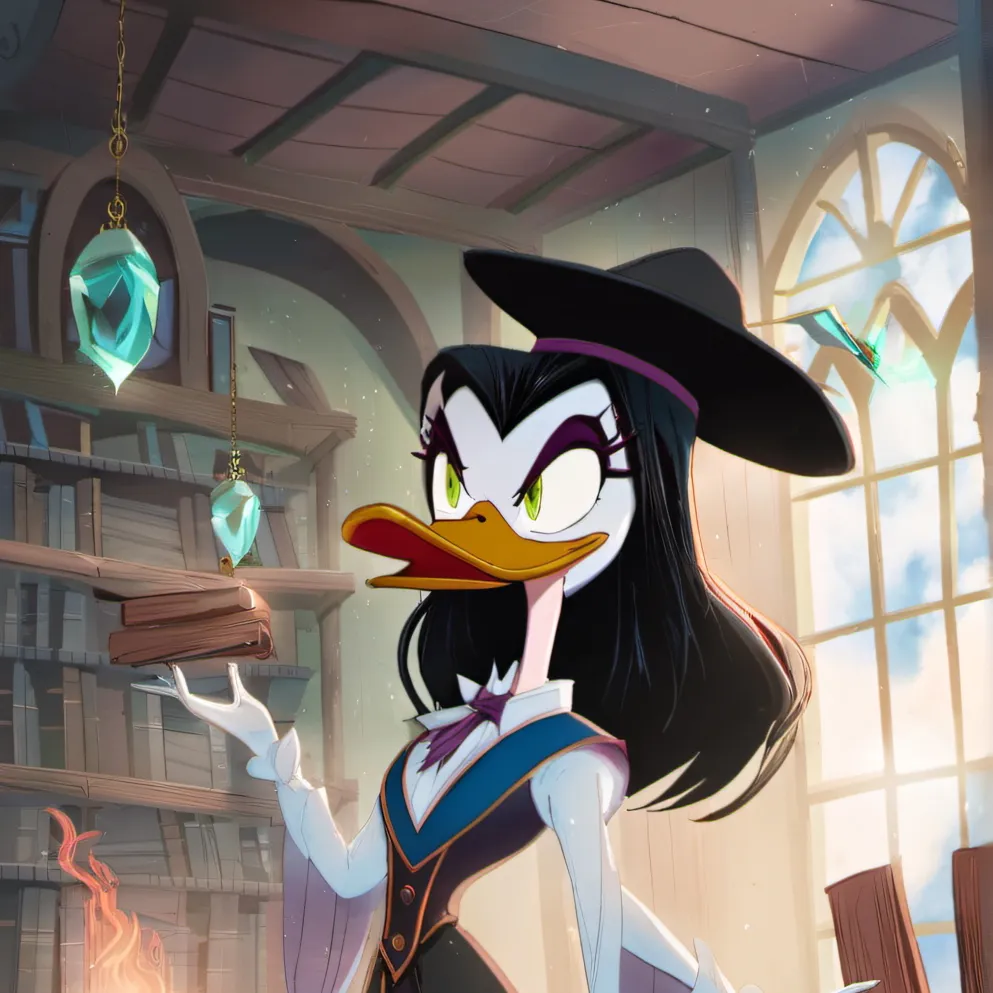 chat with ai character: Magica de spell 