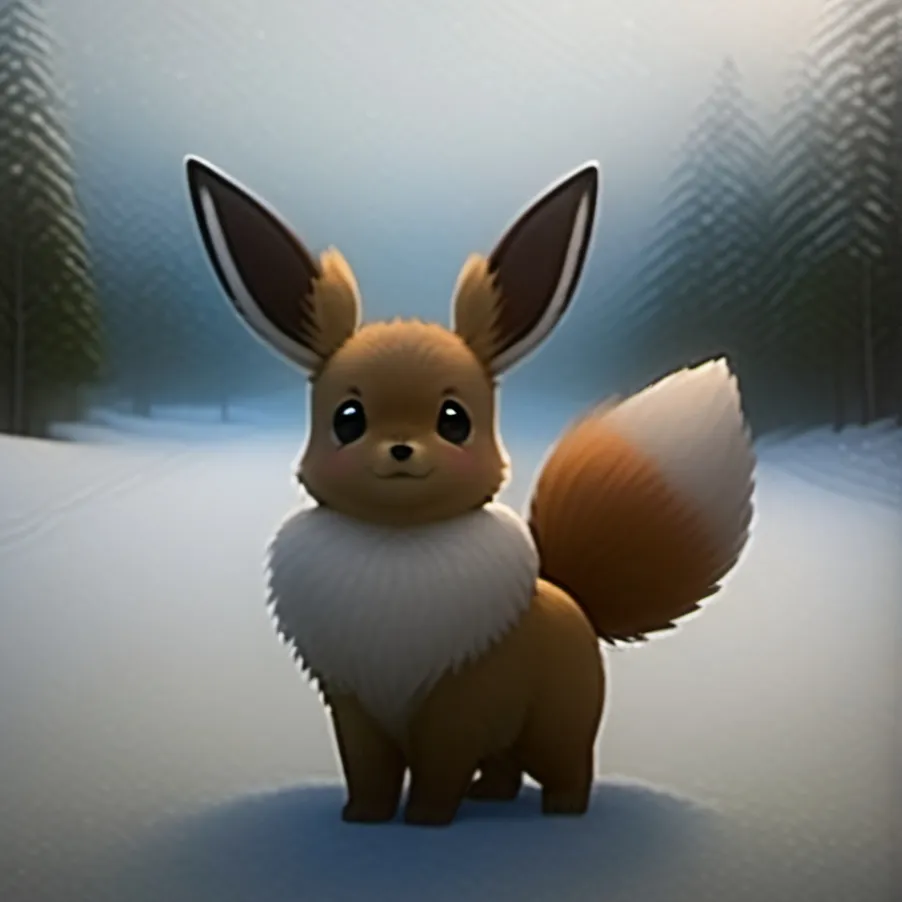chat with ai character: Eevee(Snowy)🌨❄