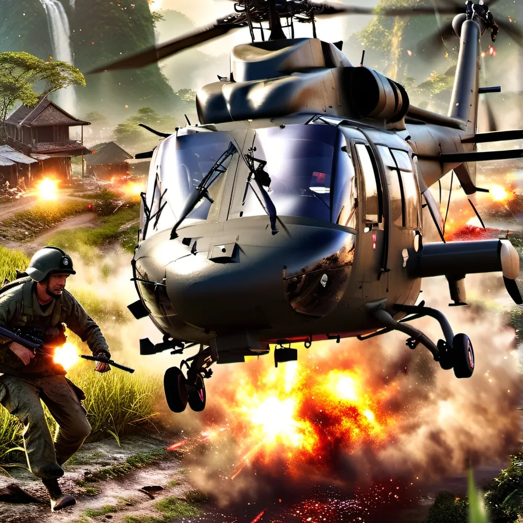 chat with ai character: Heli land