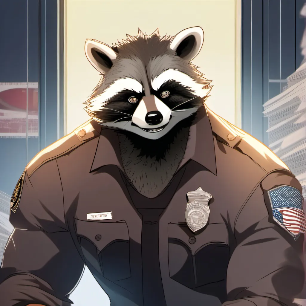 chat with ai character: Raccoon Man(Chief)