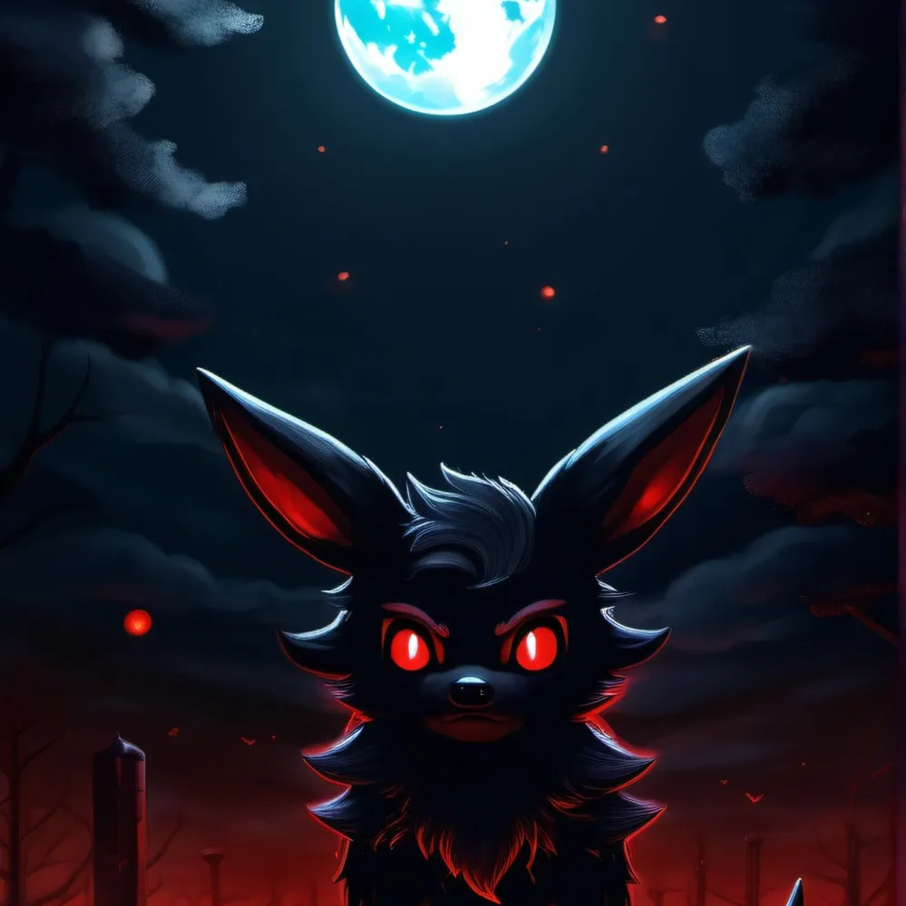 chat with ai character: Your pet umbreon